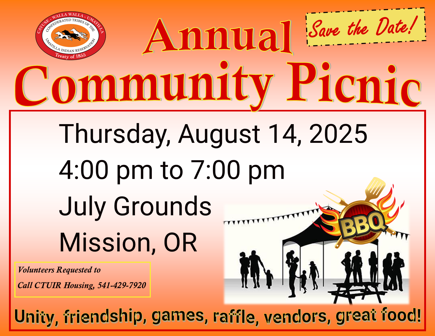 Save the Date! Community Picnic 2025